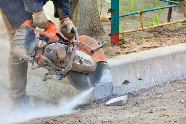 Concrete Curb Cutting in Mount Pleasant