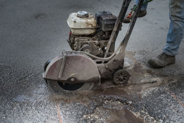 Driveway Pavement Cutting