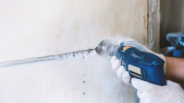 Basement Wall Saw Cutting