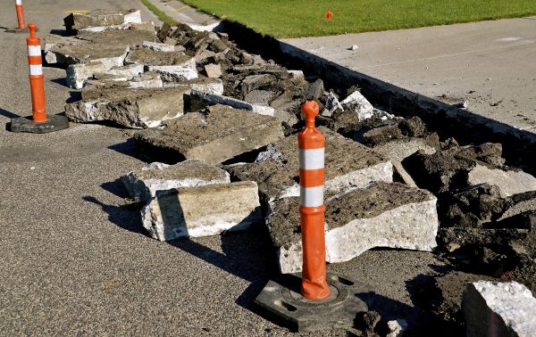 Concrete Curb Removal