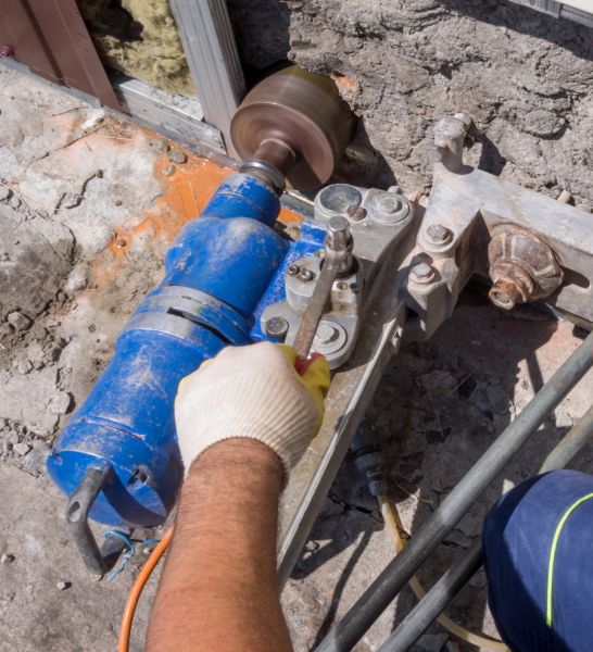 Basement Wall Drilling in Mount Pleasant